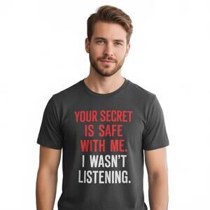 T-Shirt / Your Secret Is Safe With Me / MAD Engine / Large / New